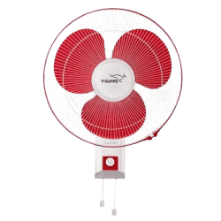V-Guard Finesta STD Neo II | 400 mm | 3 Blade | Wall Fan | Red