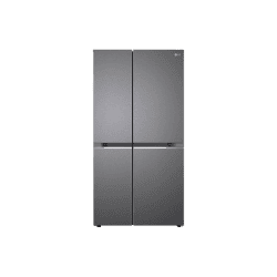 LG Convertible Side by Side Refrigerator |  650L | Smart Inverter Compressor | Dazzle Steel | GL-B257HDS3