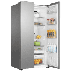 Haier | 630 L | HRS-682SS | Frost Free Side by Side Refrigerator | Shiny Steel