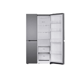 LG Convertible Side by Side Refrigerator |  650L | Smart Inverter Compressor | Dazzle Steel | GL-B257HDS3