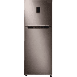 SAMSUNG 312 L Frost Free Double Door 2 Star Convertible Refrigerator | RT37C4642DX/HL | Luxe Brown