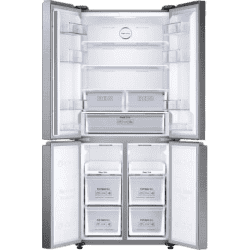 SAMSUNG 594 L | Side by Side Convertible Refrigerator | RF50K5910SL/TL | Grey