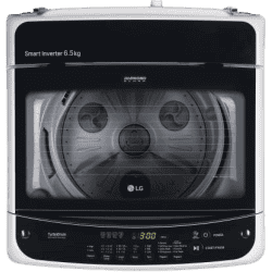 LG 6.5 Kg 5 Star Smart Inverter Fully-Automatic Top Loading Washing Machine | T65SPSF2Z | Grey