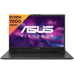 ASUS Vivobook Go Thin and Light Laptop | Ryzen 3 Quad Core 7320U | E1404FA-NK322WS | 8 GB/512 GB SSD/Windows 11 Home | Mixed Black