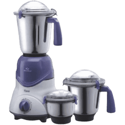 BAJAJ trio Mixer Grinder | 600 W  | 3 Jars | lavender | 410158