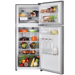 LG Refrigerator | GL-N382SDSY/ADSZEB | 360 Litres | 2 Star | Frost Free |  Double Door Refrigerator with Anti-Bacteria Gasket | Dazzle Steel