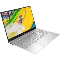 HP Pavilion 15 15-EH2050AU Laptop |15 inch | Ryzen 5 Hexa Core 13th Gen AMD | 5625U | 8 GB/512 GB SSD/Windows 11 Home | Natural Silver