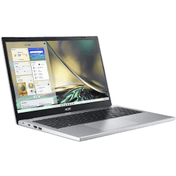 Acer Acer Aspire 3 | A315-510P | Full HD Display Laptop | 15 Intel Core i3 N305 | 8 GB/ 512 GB SSD/Windows 11 Home/MS Office | Pure Silver