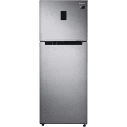 SAMSUNG 415 L Frost Free Double Door 4 Star Refrigerator RT42M553ESL/TL | Real Stainless