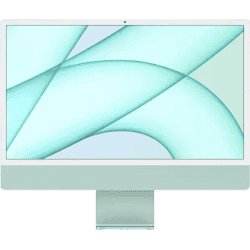 APPLE 2021 iMac with 4.5K Retina display M1 | 8 GB Unified/256 GB SSD/Mac OS Big Sur/24 Inch Screen/MGPH3HN/A | Green