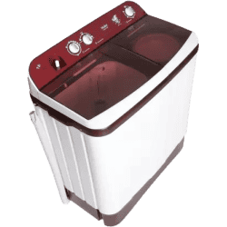 Haier | HTW90-1128BT | 9 kg | Semi Automatic | Top Load | Washing Machine | White Maroon