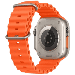 Apple Watch Ultra 2 | GPS + Cellular 49mm Titanium Case with Orange Ocean Band | Orange Strap