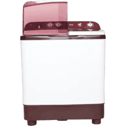 Haier | HTW90-1128BT | 9 kg | Semi Automatic | Top Load | Washing Machine | White Maroon