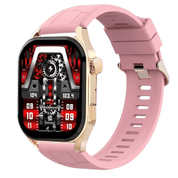 Fire-Boltt Emperor | BSW123  | Bluetooth Calling Smartwatch | GOLD PINK