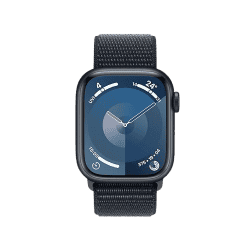 Apple Watch Series 9 GPS 41mm midnight Aluminium Case with Midnight Sport Band - S/M | Smart watch