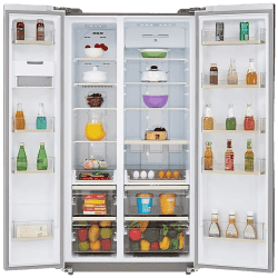 Whirlpool 603 L Inverter Frost-Free Side-By-Side Refrigerator  | WS SBS 603 | CRYSTAL GOLD |