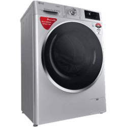 LG 7 Kg 5 Star Inverter Wi-Fi Fully-Automatic Front Loading Washing Machine | FHT1207ZWL | Luxury Silver
