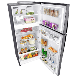 LG 547 L 3 Star Frost Free Double Door Refrigerator| GN H702HLHQ APZQEBN | Inverter Compressor | Platinum Silver