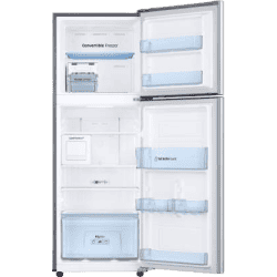 SAMSUNG 244 L Frost Free Double Door 3 Star Convertible Refrigerator with Curd Maestro | RT28T3A336W/HL | Mystic Overlay White