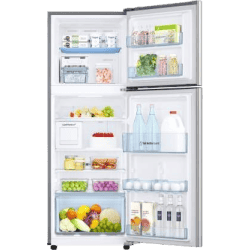SAMSUNG 244 L Frost Free Double Door 3 Star Convertible Refrigerator with Curd Maestro | RT28T3A336W/HL | Mystic Overlay White