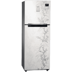 SAMSUNG 244 L Frost Free Double Door 3 Star Convertible Refrigerator with Curd Maestro | RT28T3A336W/HL | Mystic Overlay White