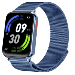 Fire-Boltt King Luxury Stainless Steel 1.78'' Amoled Display 100+ sports Bluetooth Calling Smartwatch | Blue Strap