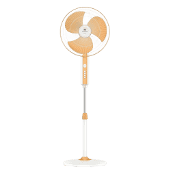 HAVELLS MARVEL WIND | HS 400MM | 3 LEAF PEDESTAL FAN | WHITE/YELLOW