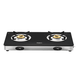 IMPEX Black 2 Burner Gas Stove | Aspira 2b