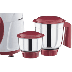 BAJAJ Classic  Mixer Grinder | 750 W | 3 Jars | Maroon with white