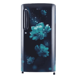 LG 190 L Direct Cool Single Door 3 Star Refrigerator with Base Drawer | GL-B201ABCD | Blue Quartz
