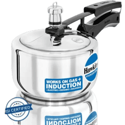 Hawkins Stainless Steel |HSS15 |  Induction Bottom Pressure Cooker | 1.5 L