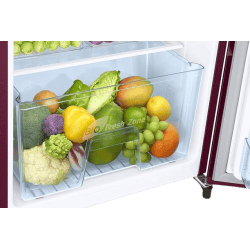 Samsung Direct-Cool Single Door Refrigerator | RR20C1724HN/HL |183 L/4 Star | Himalaya poppy Red