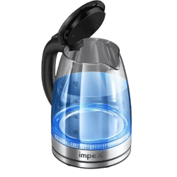 IMPEX STEAMER GK18 Electric Kettle | 1.8 L | Silver And Black