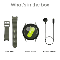 Samsung  Galaxy Watch7  | 44mm | LTE  | Green Strap | SM-L315FZGAINS