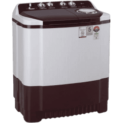 LG 8 kg Semi Automatic Top Load White-P8030SRAZ | Maroon