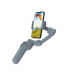 Qubo Handheld Gimbal from Hero Group | 3-Axis Smartphone Stabilizer with Attachable Tripod | Grey