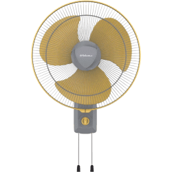 BAJAJ Rapido HS Wall Fan | 400mm | 3 Blade | Grey & Yellow