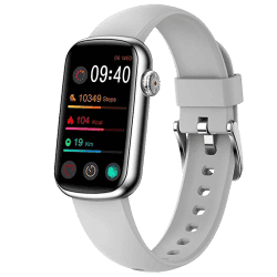 Fire-Boltt Dawn Girls Smartwatch | Rectangle 1.47" | Silver Dawn