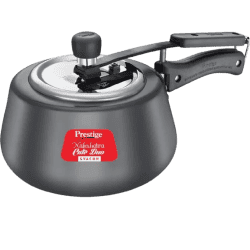 Prestige Svachh Duo Cute induction Bottom Pressure Cooker | 2 L | Black