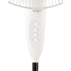 USHA MIST AIR DUOS Pedestal Fan | 400 mm | 3 Blade | White