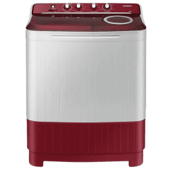 Samsung | 7.5 Kg | Semi Automatic Top Load Washing Machine | Grey, Red | WT75B3200RR/TL