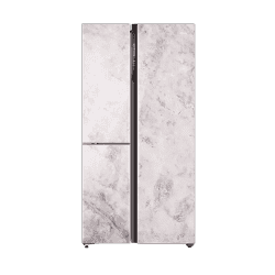 Haier 628 L 3 Side By Side Refrigerator Convertible | HRT-683GG | Granite Glass