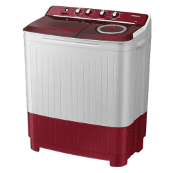 Samsung | 7.5 Kg | Semi Automatic Top Load Washing Machine | Grey, Red | WT75B3200RR/TL