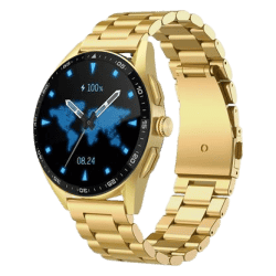 Fire-Boltt Invincible Plus Smartwatch with 4GB Inbuilt Storage | Bluetooth Calling | IP67 Rating | Gold