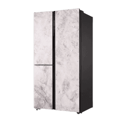 Haier 628 L 3 Side By Side Refrigerator Convertible | HRT-683GG | Granite Glass