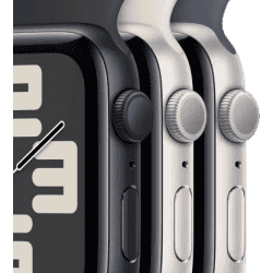 Apple Watch SE GPS + Cellular 44mm Starlight Case & Starlight Sport Band | Starlight Sport Strap