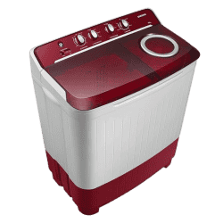 Samsung | 7.5 Kg | Semi Automatic Top Load Washing Machine | Grey, Red | WT75B3200RR/TL