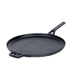 Meyer Pre-Seasoned Cast Iron Tawa Pan | Iron Tawa Big Size |  Black