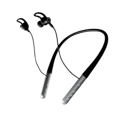 JUST CORSECA Sparker Wireless in Ear Bluetooth Neckband | Crystal Clear Sound | Type-C Fast Charging Silver