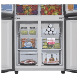 Haier Frost Free French Door Bottom Mount Refrigerator | HRB-550KS | 2 Star | 531 L | Black Steel